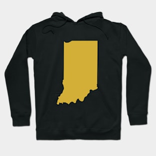 Indiana state map Hoodie